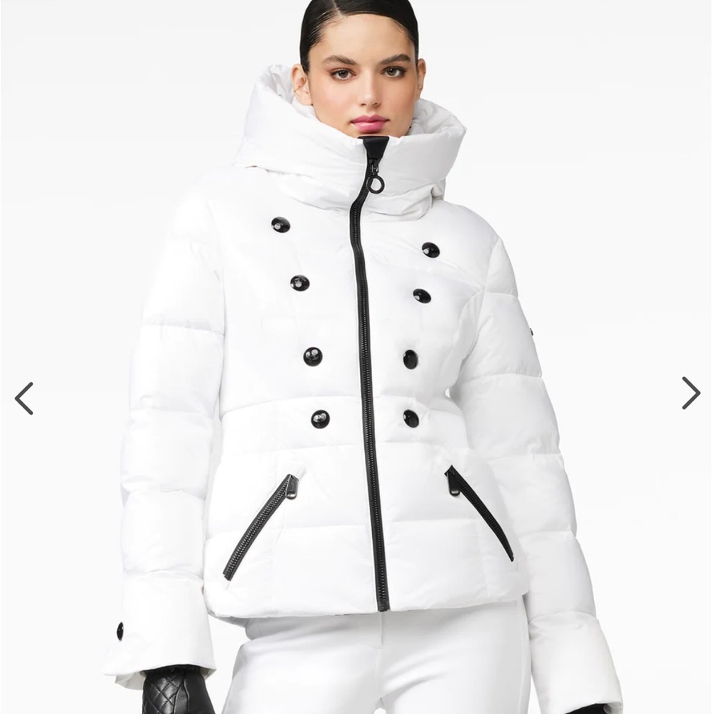 Goldbergh White Down Filled Bouton Ski jacket